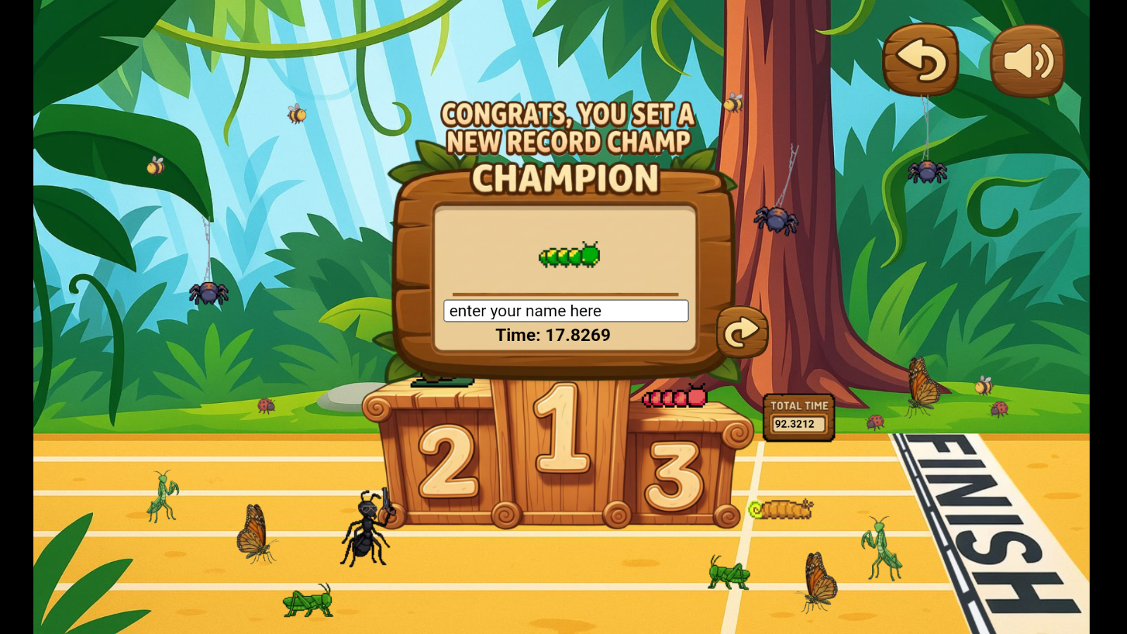 Wiggly Worm Race screenshot 9