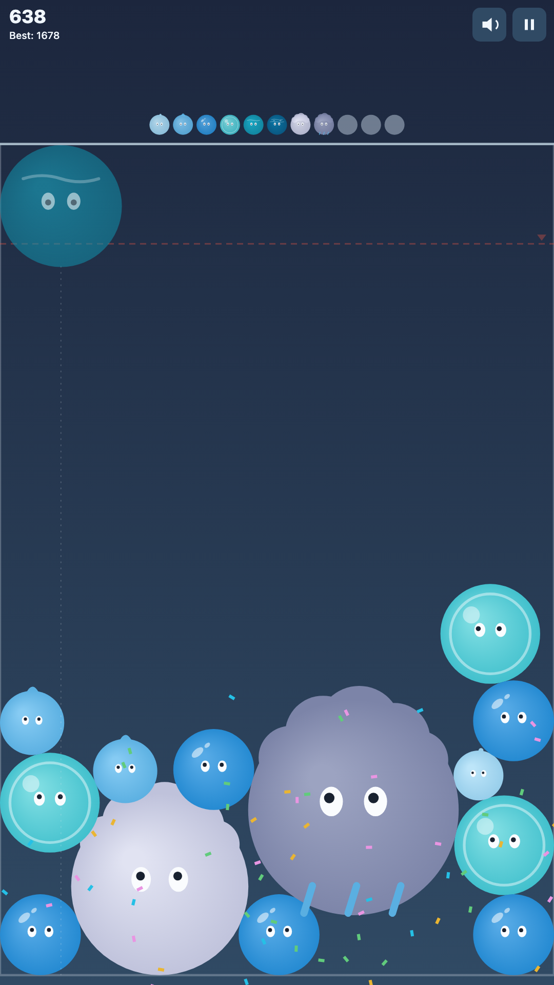 Raindrops: Merge 2048 screenshot 3