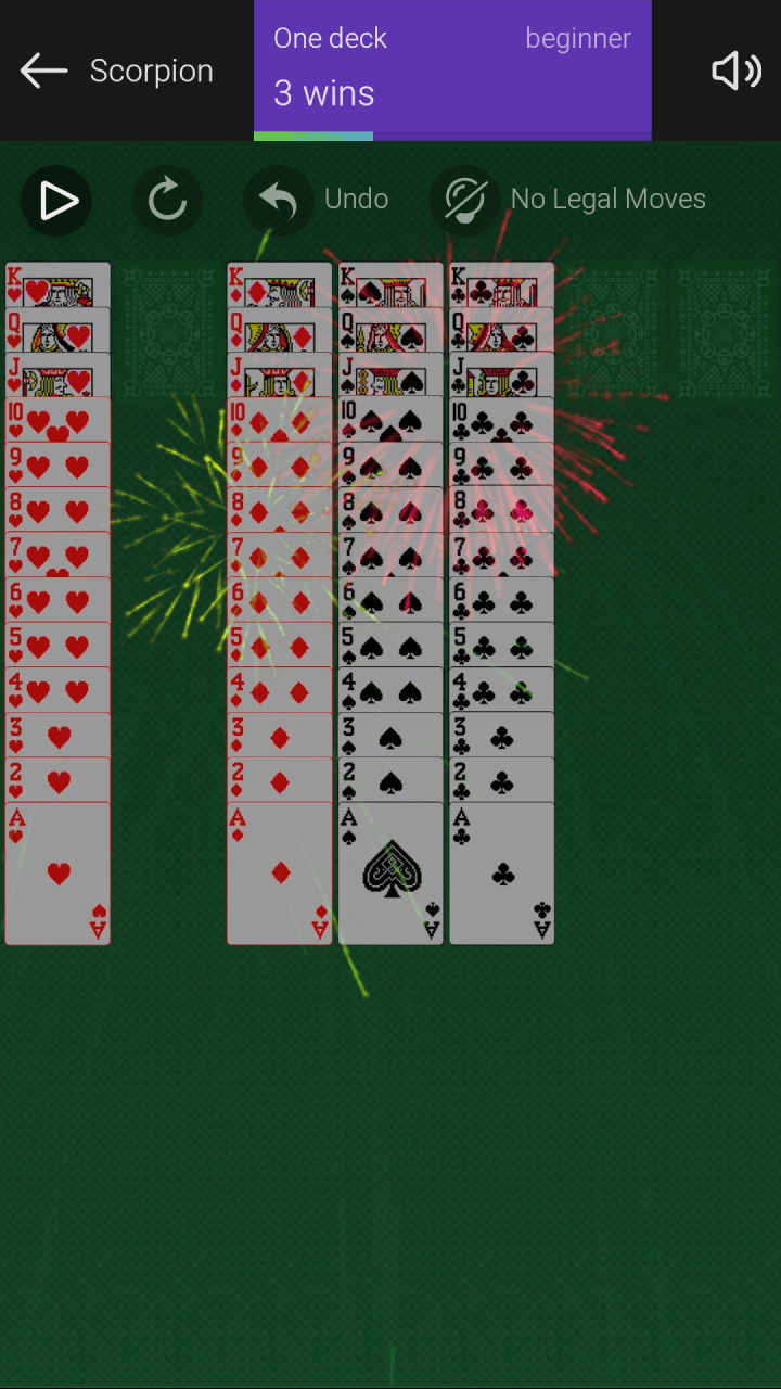 Scorpion Solitaire screenshot 10