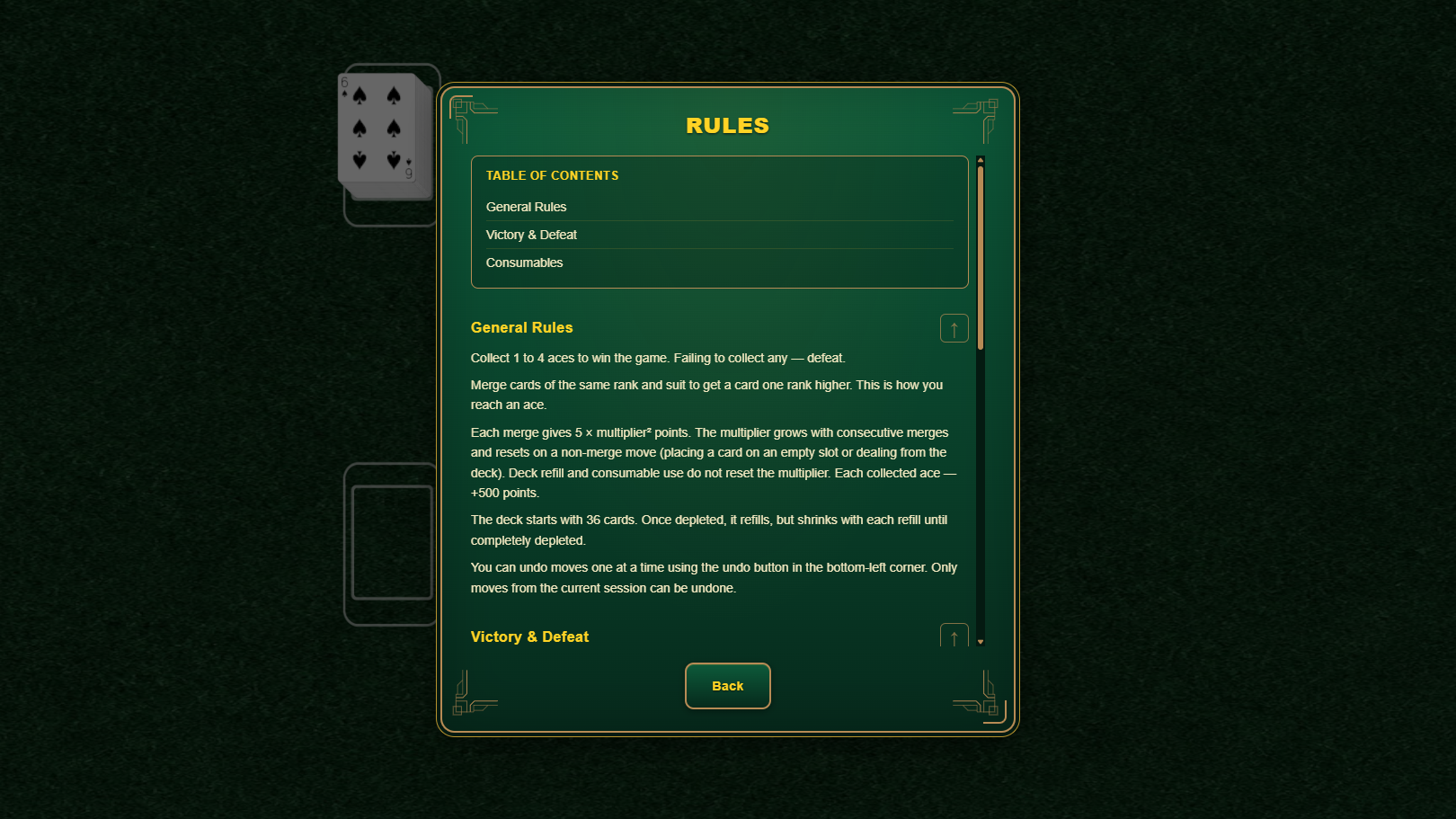 Decadance Solitaire — screenshot 3