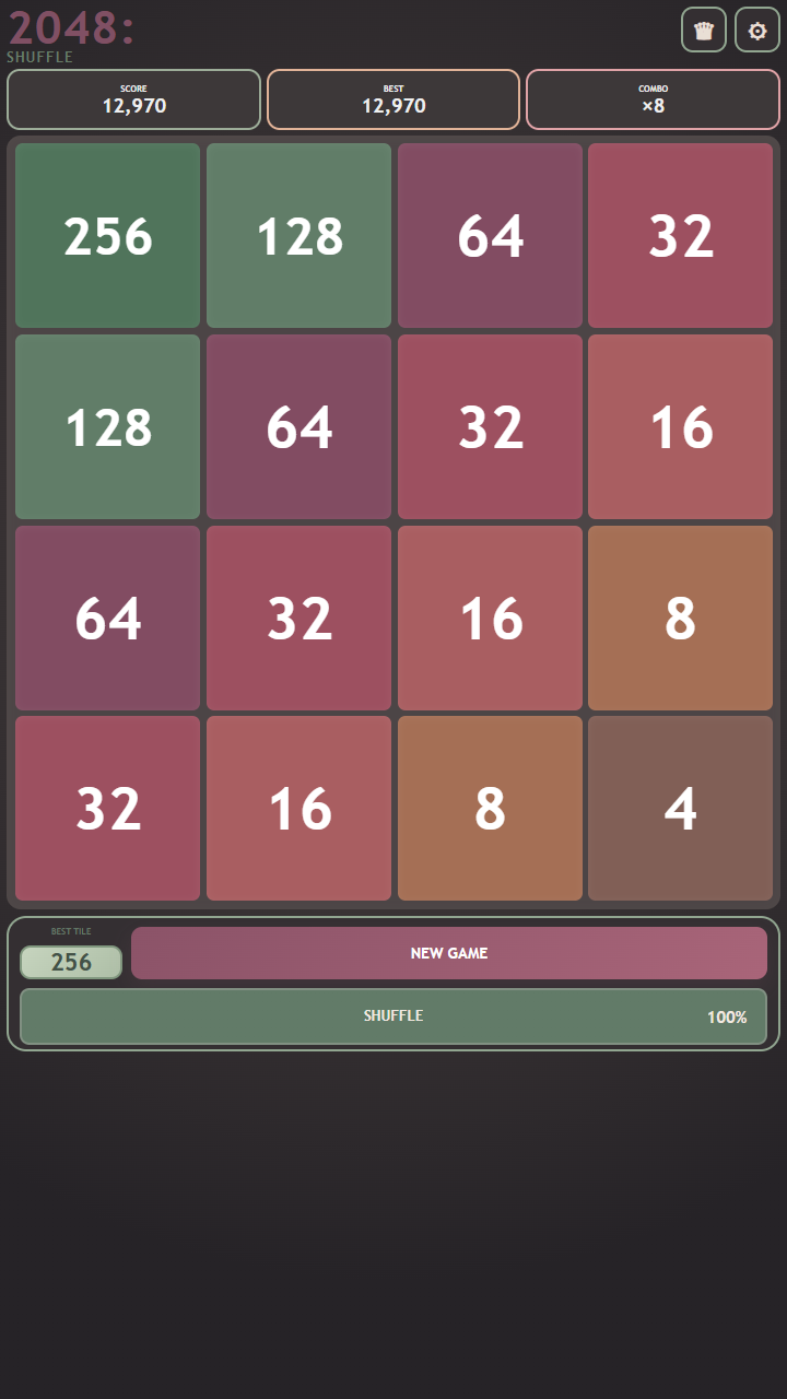 2048: Shuffle screenshot 5