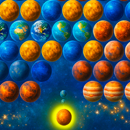 Planet Bubble 2048