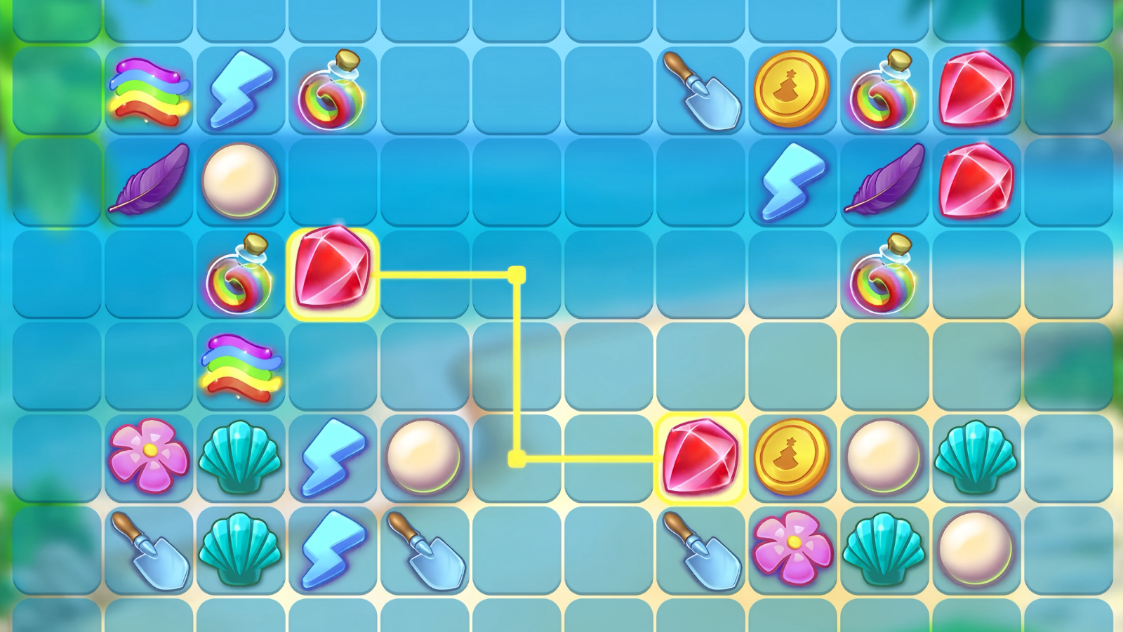 Tropical Tile Connect screenshot