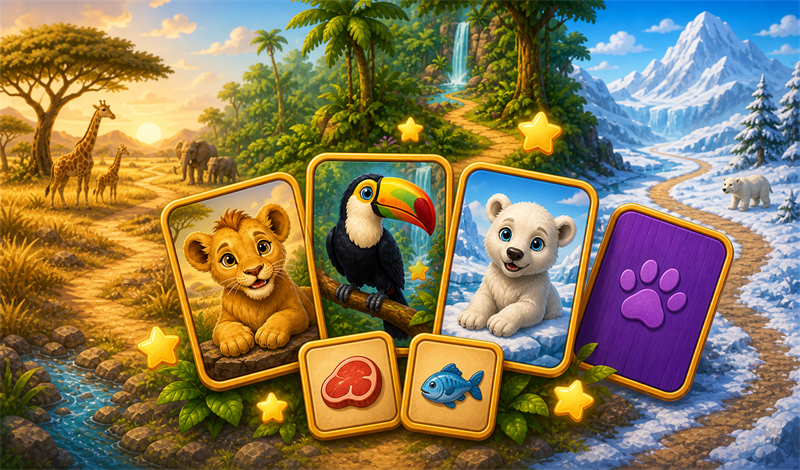 Memo: Find the Animal Pairs game cover