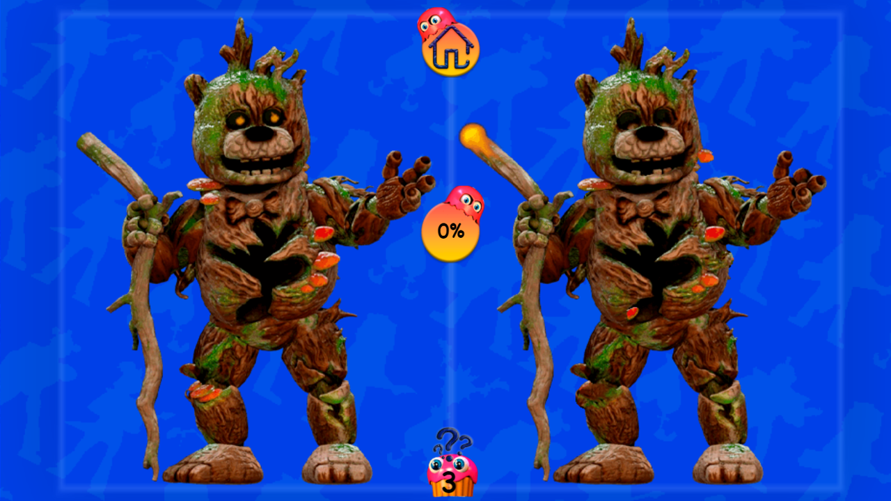 FNaF find all 10 differences screenshot