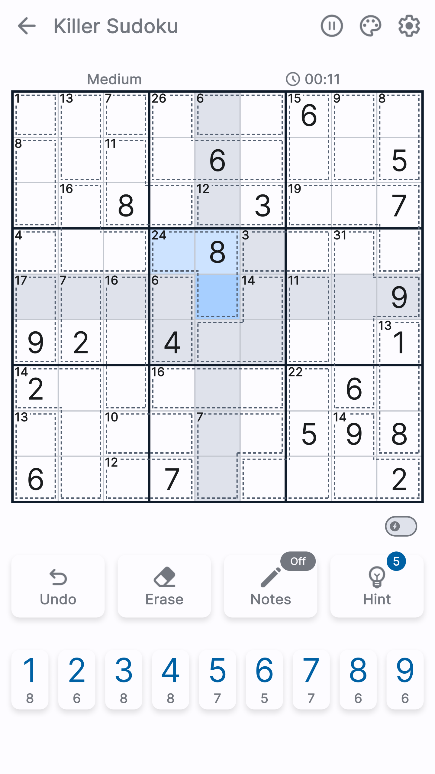 Killer Sudoku screenshot 3