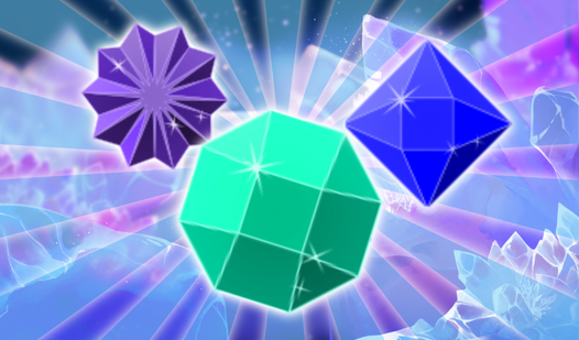 Connect the crystals: Treasure!