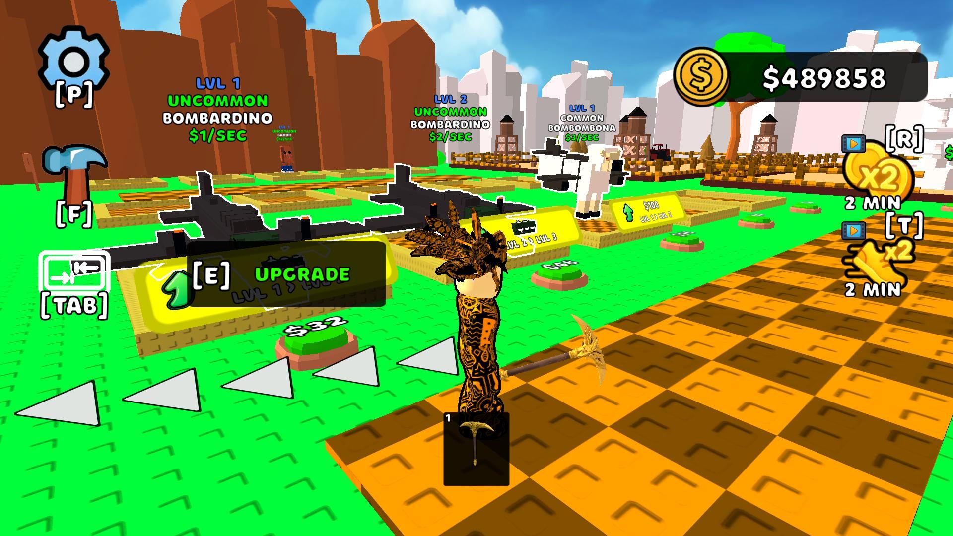 Break Brainrot Lucky Blocks! Obby Tycoon 3D screenshot