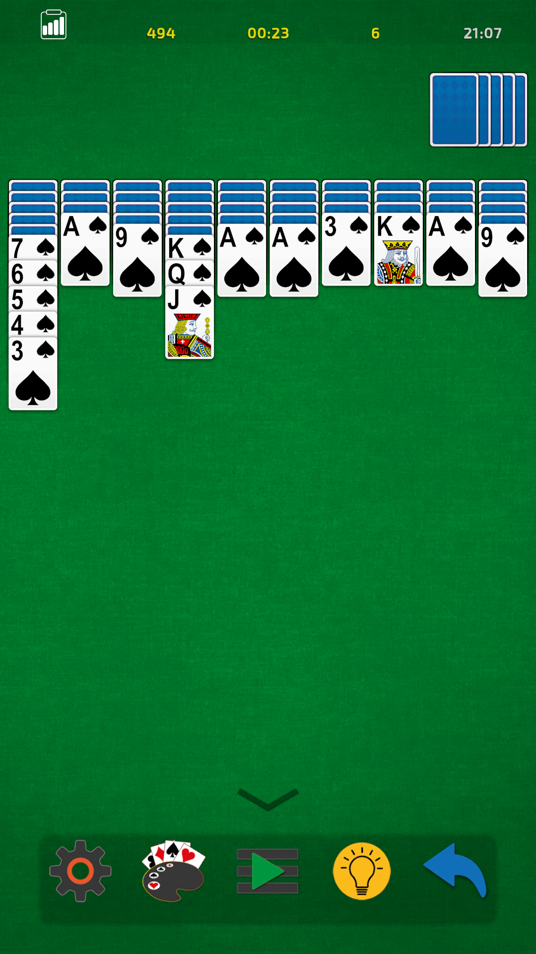 Solitaire Spider - Deluxe screenshot 5