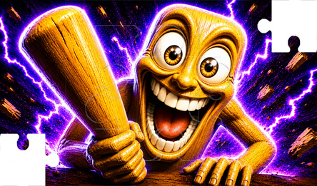 Puzzles with a brainots: Assemble Tung-Tung-Sahur