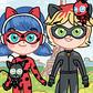 Ladybug and Cat Noir Dress up