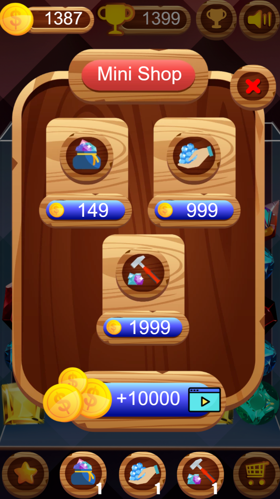 Jewels Merge 2048 screenshot 6