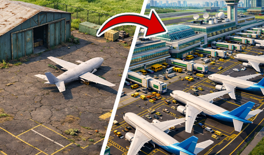 Idle Airplane Factory Tycoon