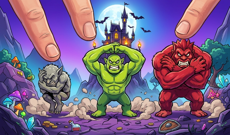 Crush the monster game cover