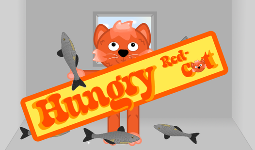 Hungry Red-Cat （由 Digital-Daddy):网上免费玩 Playhop