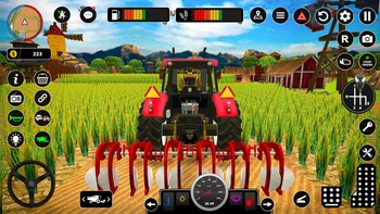 Real Tractor Farming Simulator: Village Harvest 3D