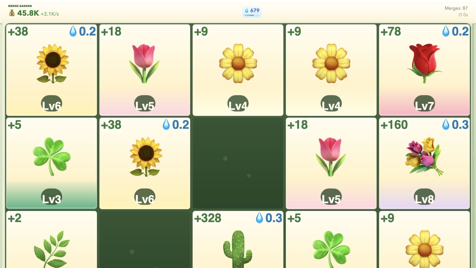 Merge Garden — screenshot 1
