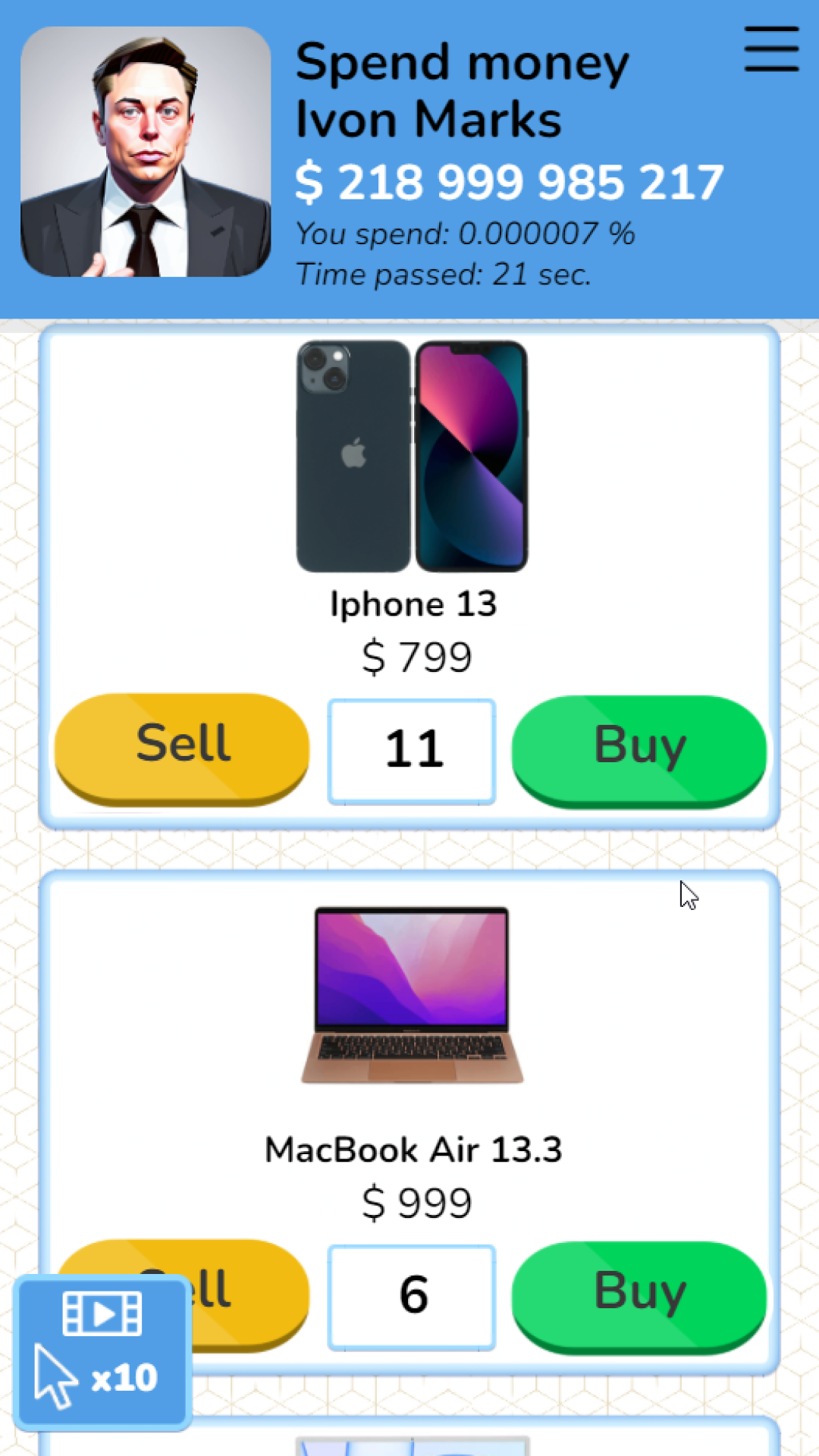 Spend Billionaire's Money. Rich man simulator. screenshot 5