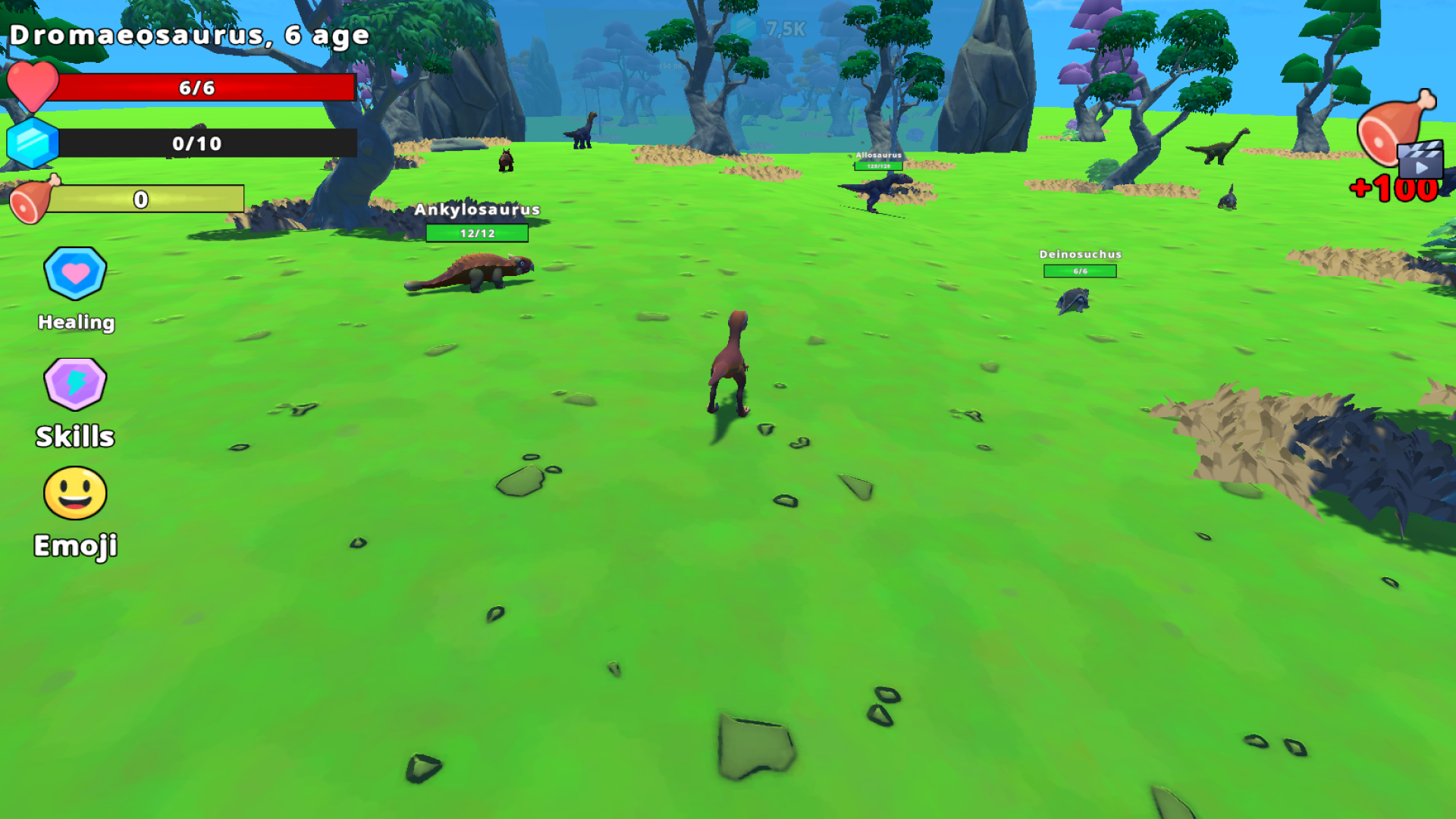 Dinosaur World 3D - Online screenshot