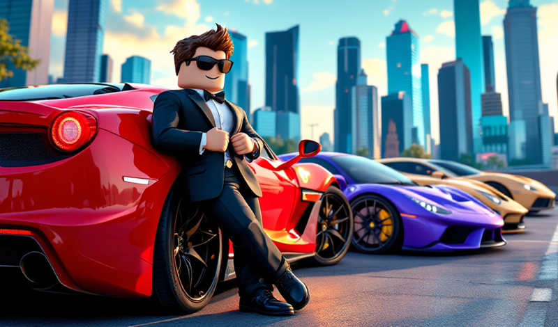 Obby: Car Dealer Simulator game cover
