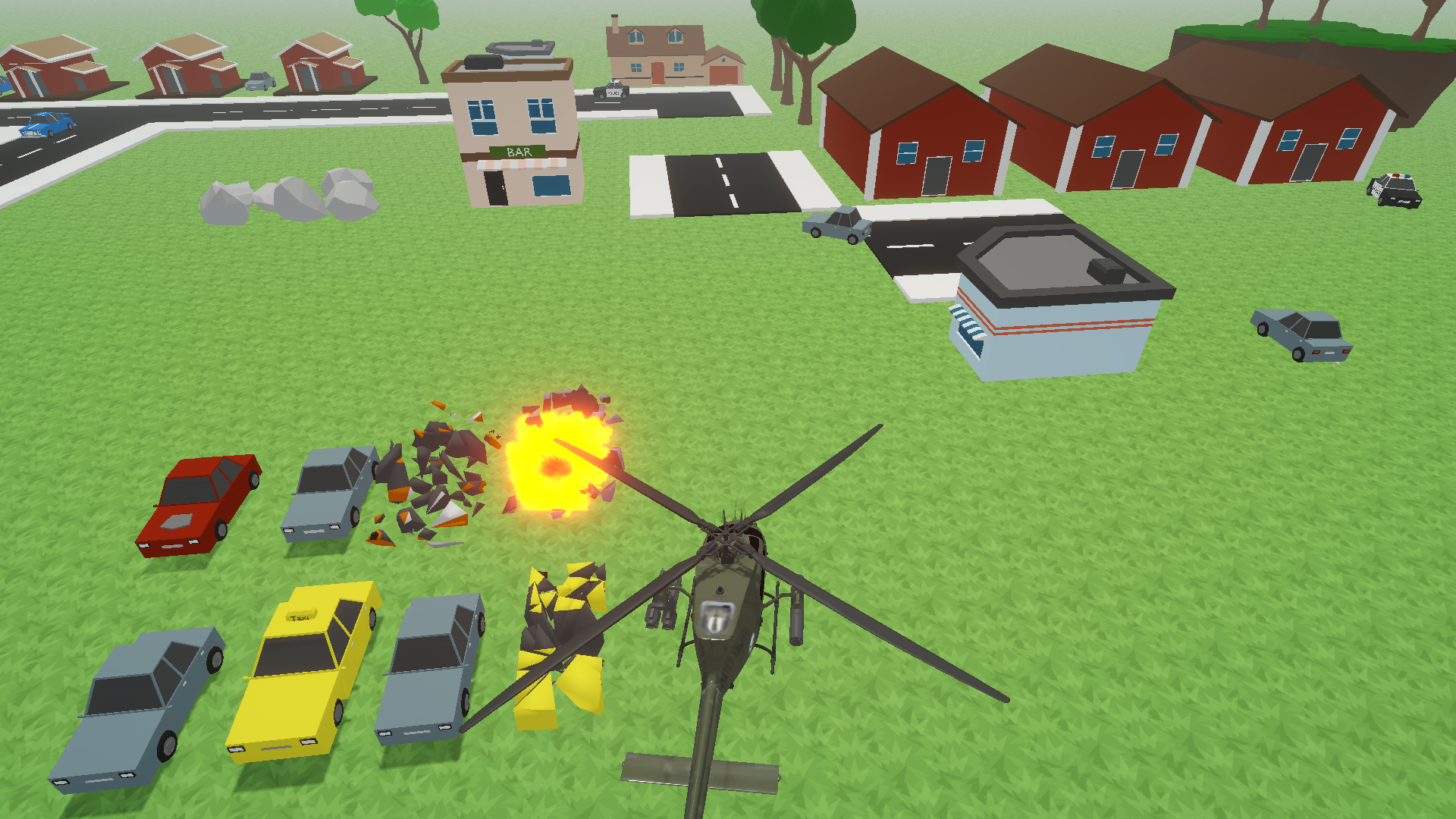 Helicopter Simulator: Destruction screenshot