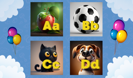 Alphabet for children from A to Z  loading=