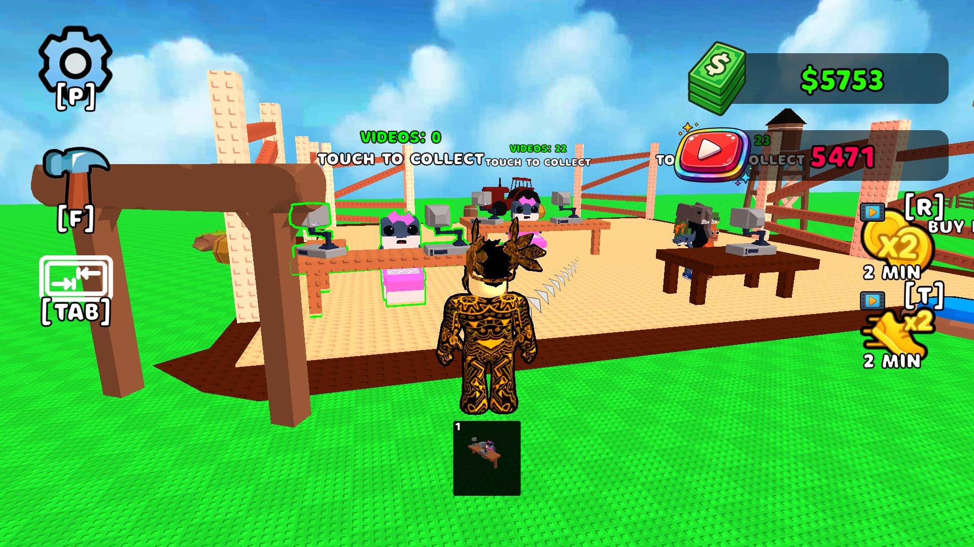 Be a Brainrot Blogger! Obby Magnate Tycoon 3D +1 — screenshot 2