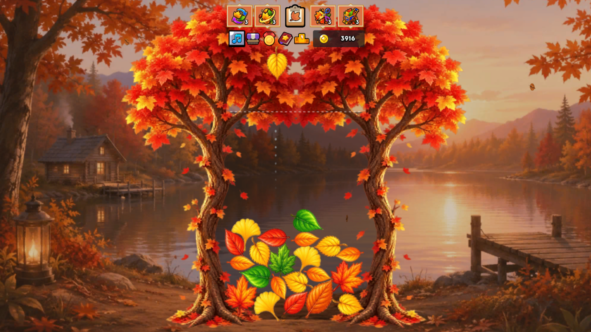 Merge Leaf: Autumn Vibe — screenshot 3
