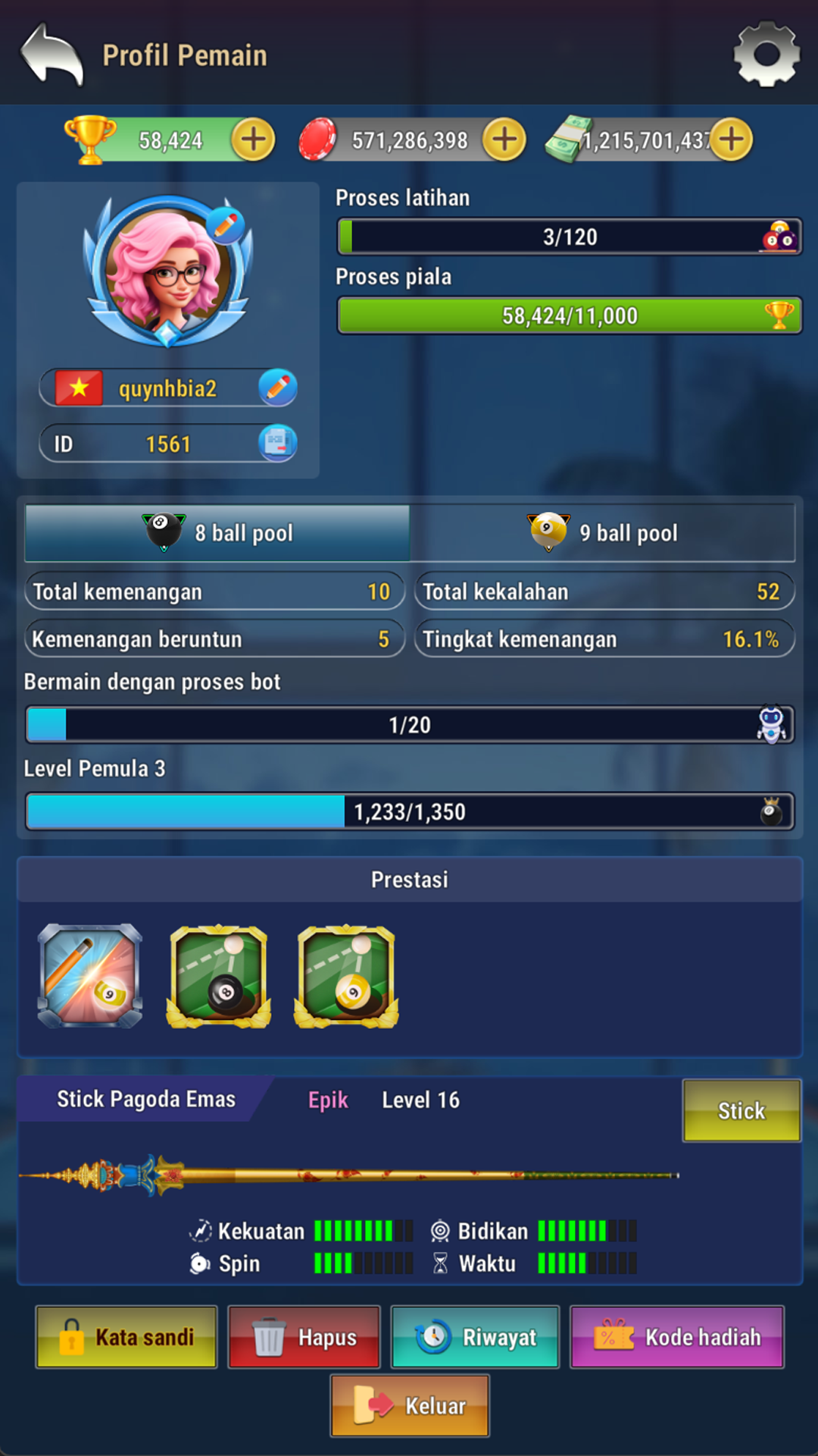 Pool Club: 8 Ball Billiards screenshot 67