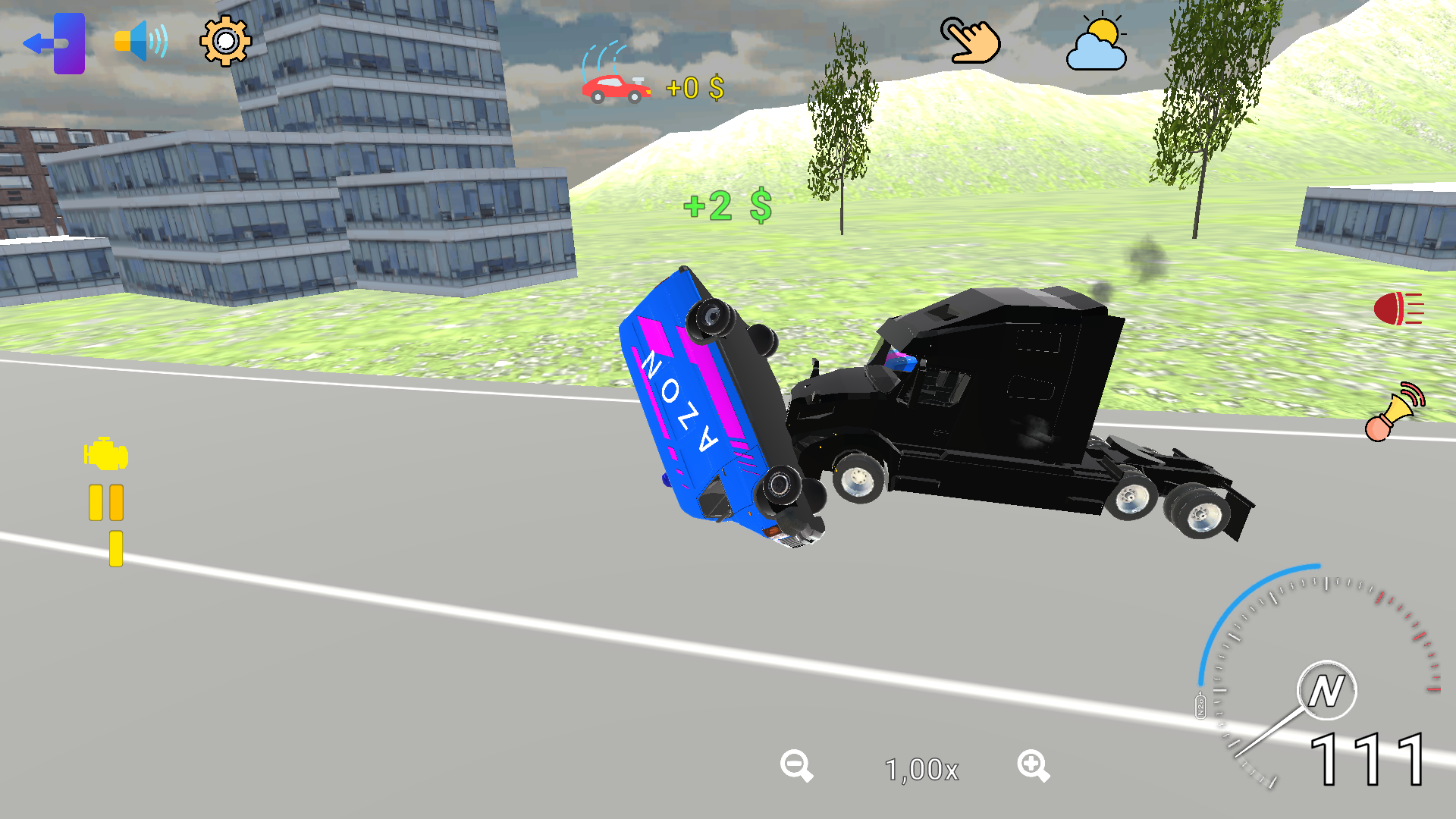 Traffic Weaving: Night Drive 200 km screenshot 14