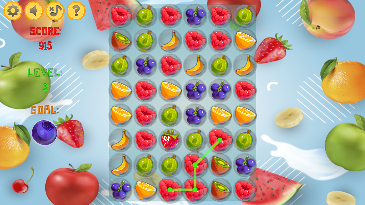 Fruits paradise: merge — screenshot 2