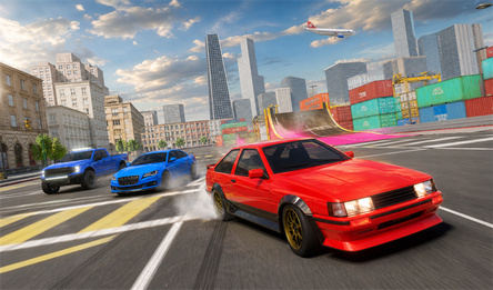 Driving Simulator in the City Rush
