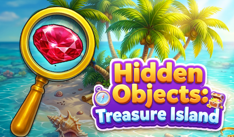 Hidden Objects: Treasure Island game cover