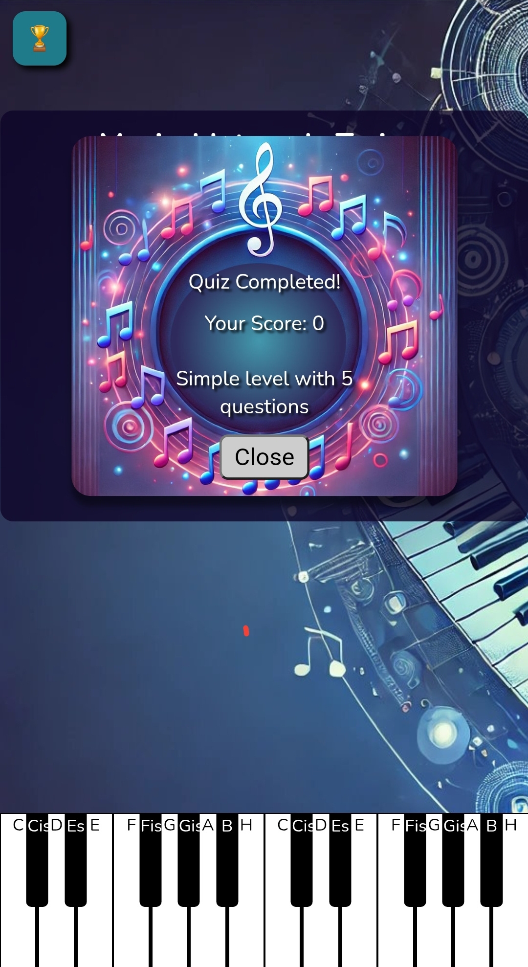 Musical Intervals Trainer screenshot 7