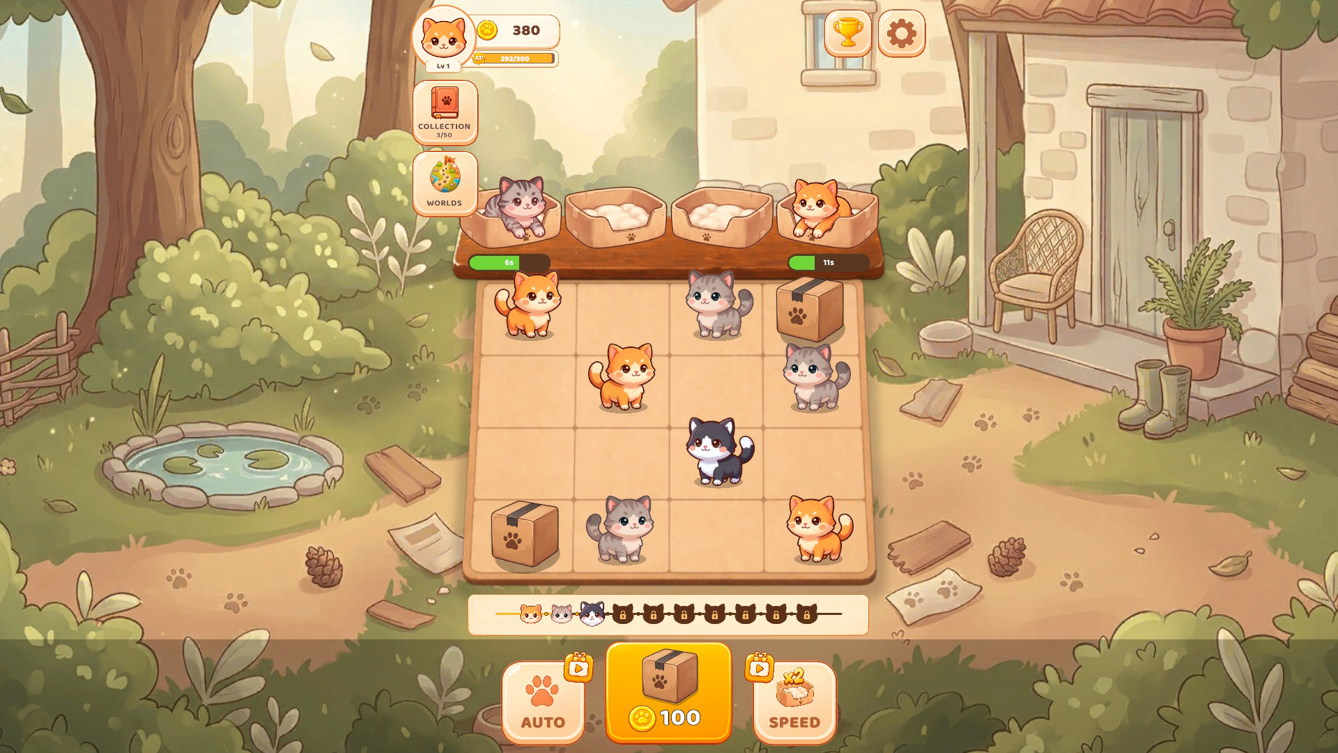 Cat Box Merge — screenshot 1