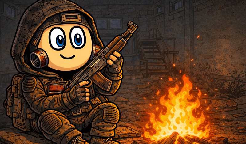 Сталкер Манюня путь в Припять. Глава 1 game cover