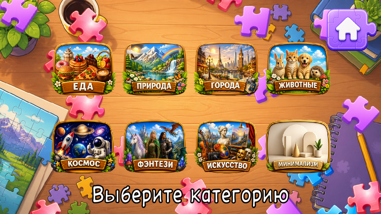 Уютные пазлы — screenshot 6