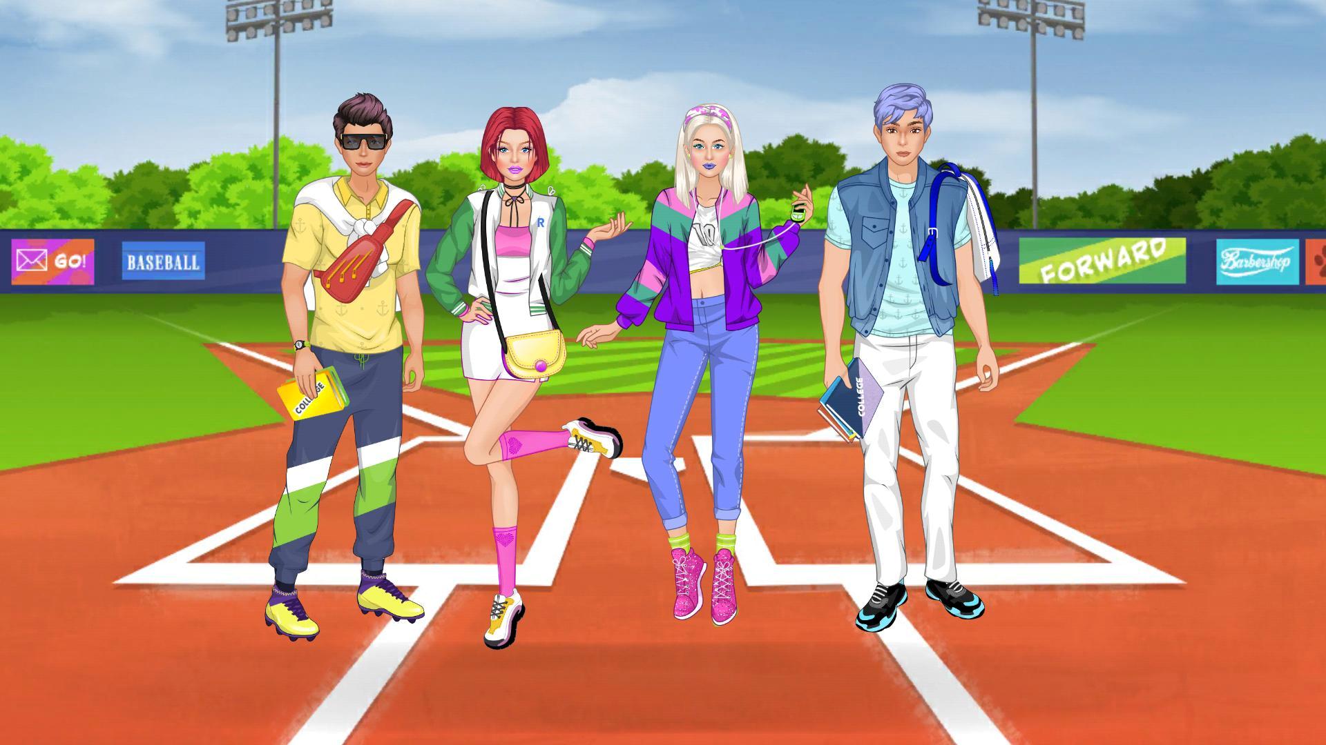 College Sport Dress Up screenshot