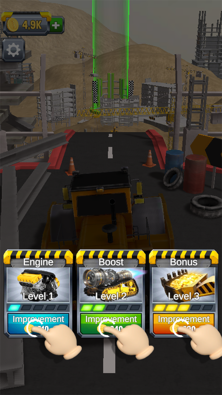 Construction Crash Jumping screenshot 5