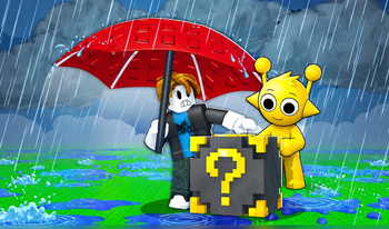Escape Rain for Lucky Blocks! Online Sprunki 3D +1