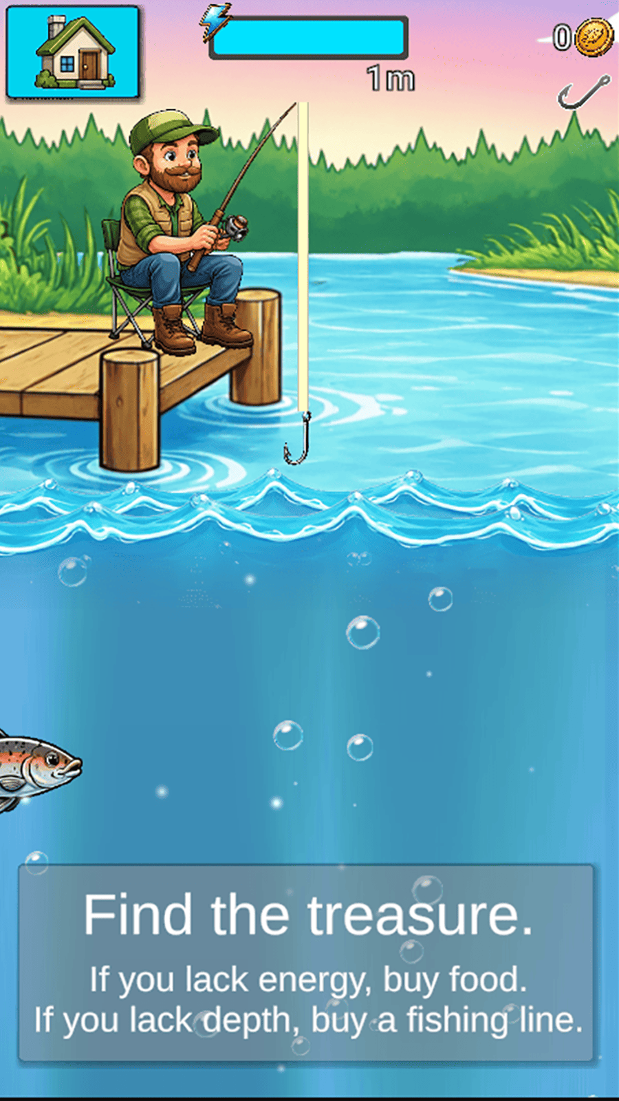 Lucky Catch: 2D Fishing Simulator screenshot 6