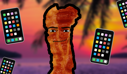 What's in Omega Bacon's phone