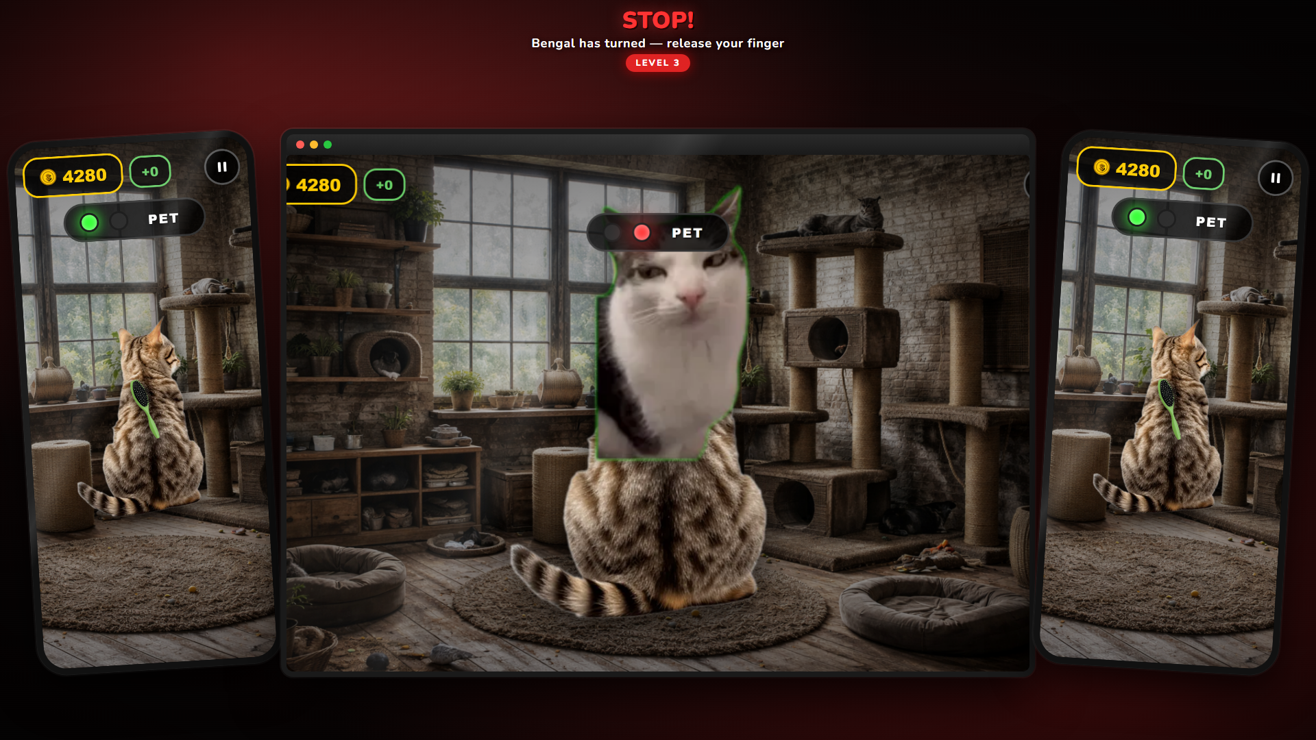 You won't be able to pet this cat... (horror) — screenshot 6