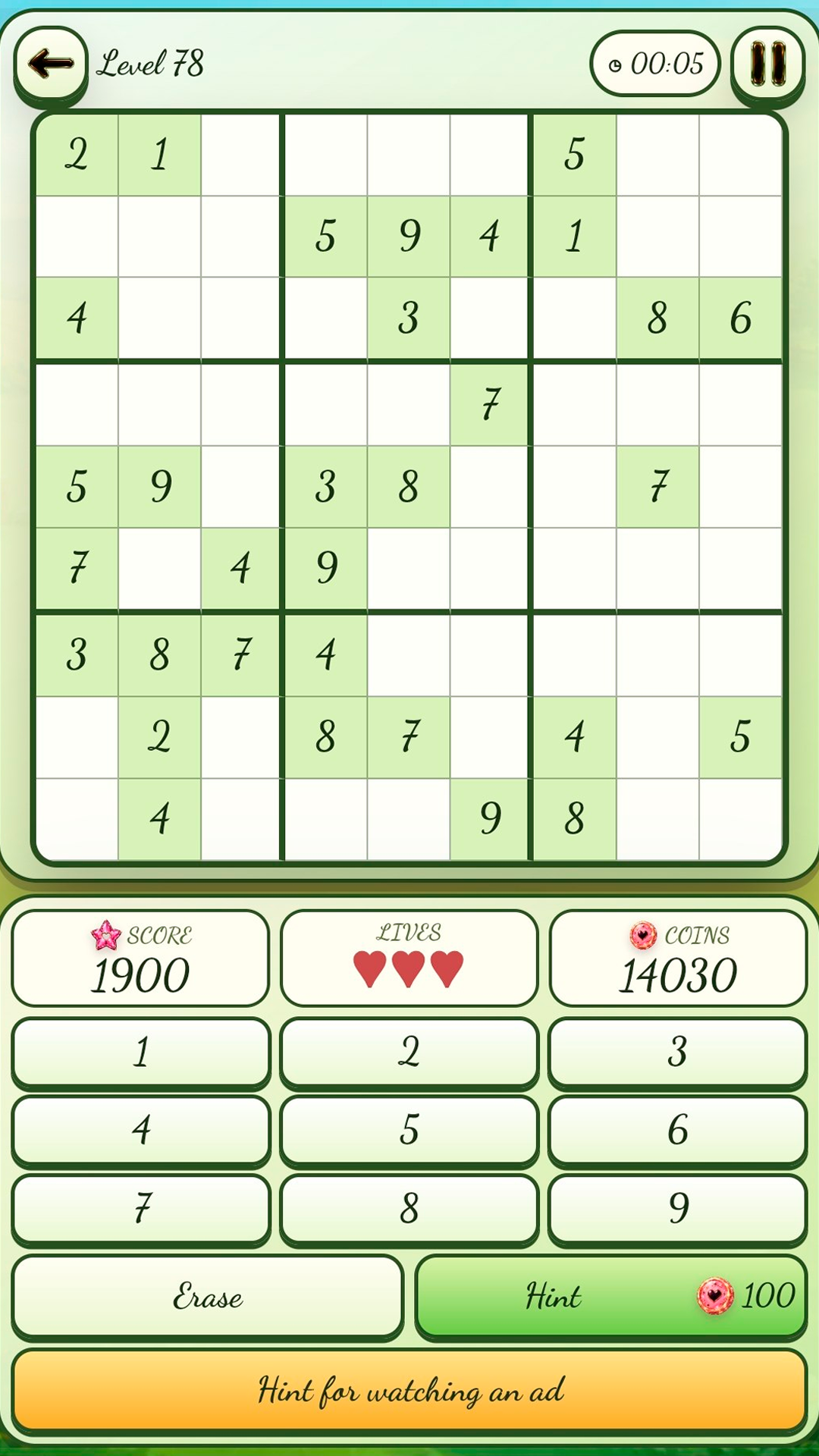 Sudoku for Girls screenshot 6