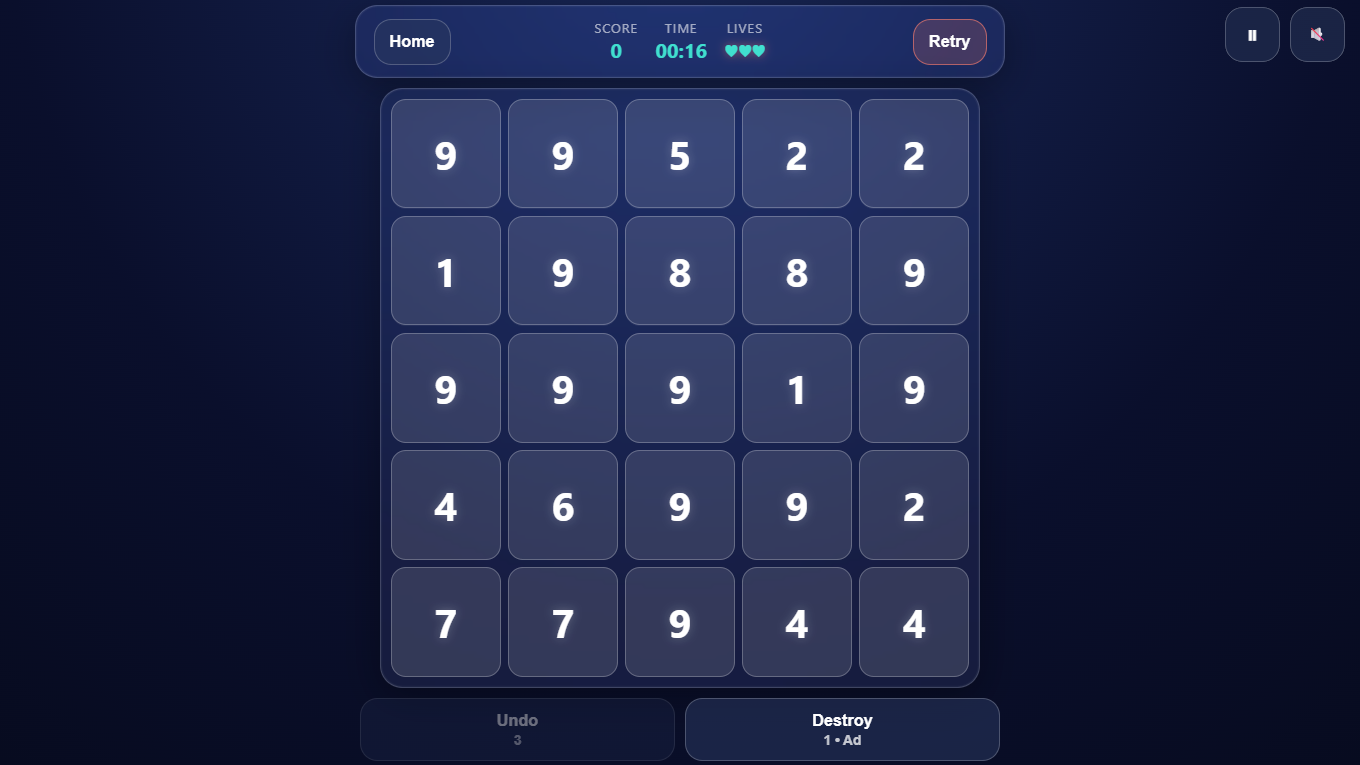 Math Collapse — screenshot 1