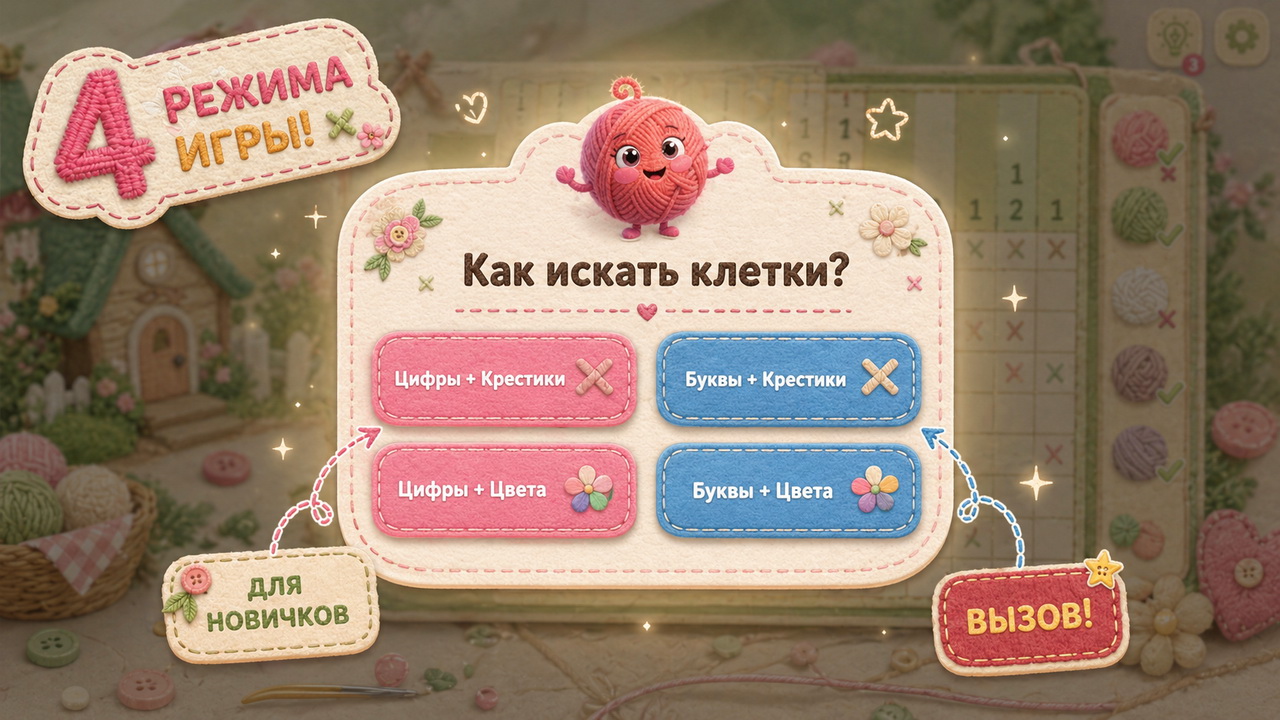 Крестики - Вышиваем по номерам — скриншот 6