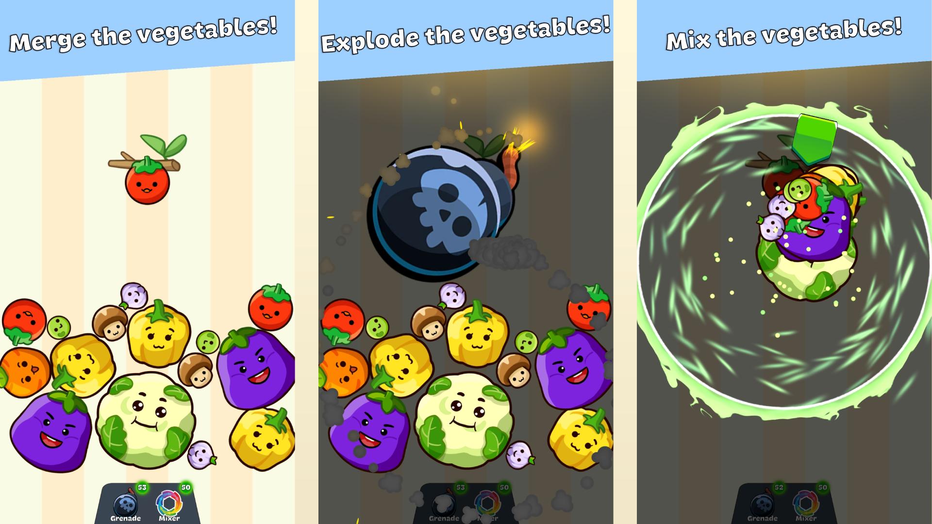 Secrets of Vegetables. Match and Learn screenshot