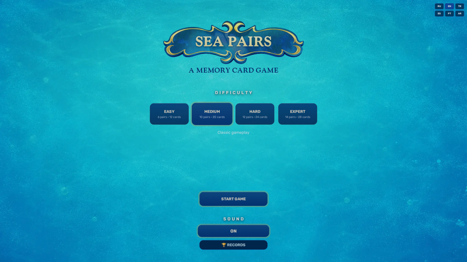 Sea pairs — screenshot 1