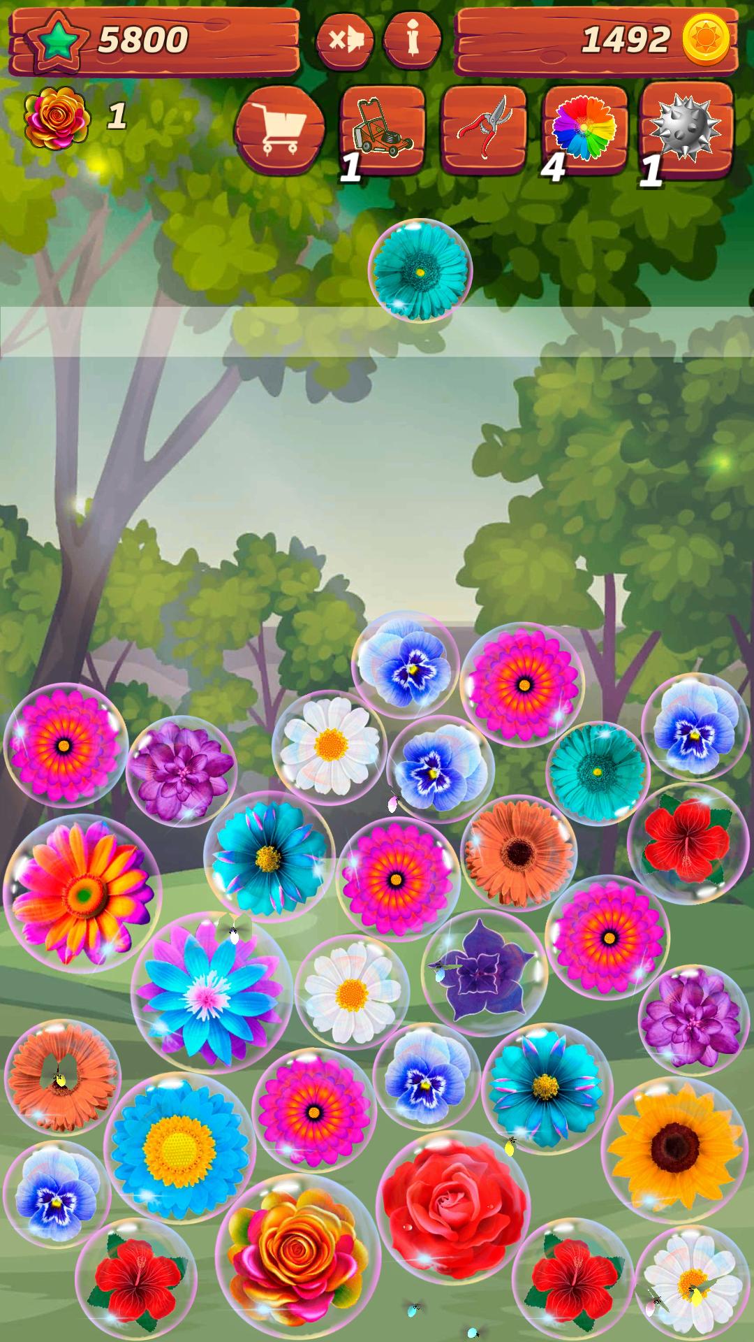 Connect the Flowers! Pop the Bubbles! 2048 screenshot 12