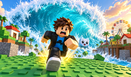 Obby: Tsunami +1 speed